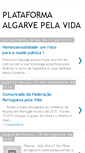 Mobile Screenshot of algarvepelavida.blogspot.com