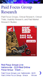 Mobile Screenshot of paidfocusgroupresearch.blogspot.com
