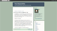 Desktop Screenshot of fiscalresponsibility.blogspot.com