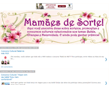 Tablet Screenshot of mamaesdesorte.blogspot.com