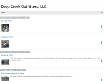 Tablet Screenshot of deepcreekoutfitters.blogspot.com