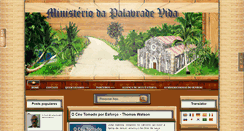 Desktop Screenshot of ministeriodapalavradevida.blogspot.com