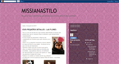 Desktop Screenshot of missianastilo.blogspot.com