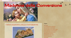 Desktop Screenshot of madonnadellaconversione.blogspot.com