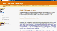 Desktop Screenshot of commonfansings.blogspot.com