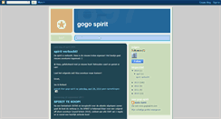 Desktop Screenshot of gogo-spirit.blogspot.com