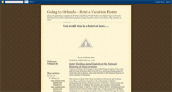 Desktop Screenshot of goingtoorlando-rentavacationhome.blogspot.com