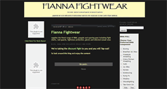 Desktop Screenshot of fiannafightwear.blogspot.com