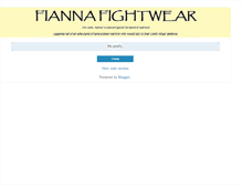 Tablet Screenshot of fiannafightwear.blogspot.com