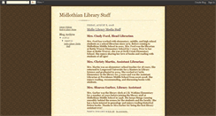 Desktop Screenshot of midlothianlibstaff.blogspot.com
