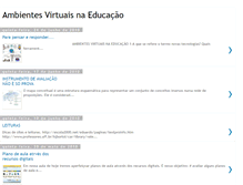Tablet Screenshot of ambientesvirtuaisnaeducacao.blogspot.com