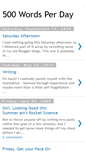 Mobile Screenshot of 500-words.blogspot.com