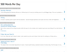 Tablet Screenshot of 500-words.blogspot.com