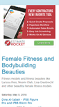 Mobile Screenshot of fitness-bodybuilding-beauties.blogspot.com