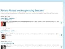Tablet Screenshot of fitness-bodybuilding-beauties.blogspot.com