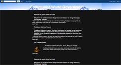 Desktop Screenshot of communistworldgovernment.blogspot.com