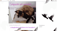 Desktop Screenshot of conquisteumgatinho.blogspot.com