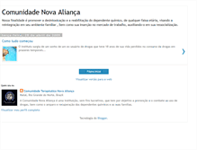 Tablet Screenshot of comunidadenovaaliancapium.blogspot.com