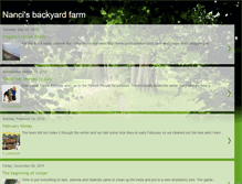 Tablet Screenshot of nancisbackyardfarm.blogspot.com