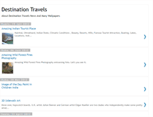 Tablet Screenshot of destinationtravels999.blogspot.com