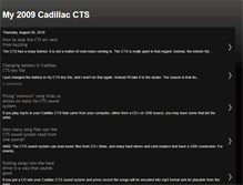 Tablet Screenshot of my2009cts.blogspot.com