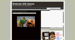 Desktop Screenshot of 3dsgames.blogspot.com