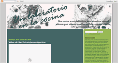 Desktop Screenshot of elcocinerodelantifaz.blogspot.com