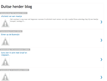 Tablet Screenshot of duitseherderblog.blogspot.com