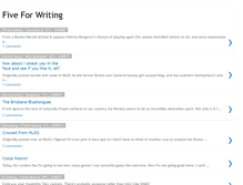 Tablet Screenshot of 5forwriting.blogspot.com