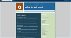 Desktop Screenshot of indicewq.blogspot.com