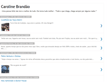 Tablet Screenshot of carolinebrandao.blogspot.com