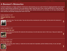 Tablet Screenshot of aboomersmemories.blogspot.com