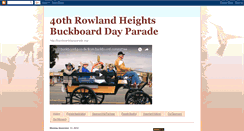Desktop Screenshot of buckboarddayparade.blogspot.com