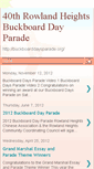 Mobile Screenshot of buckboarddayparade.blogspot.com