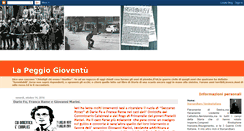 Desktop Screenshot of lapeggiogioventu.blogspot.com