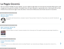 Tablet Screenshot of lapeggiogioventu.blogspot.com