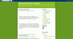 Desktop Screenshot of joblistnigeria.blogspot.com