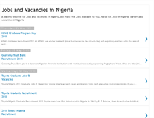 Tablet Screenshot of joblistnigeria.blogspot.com