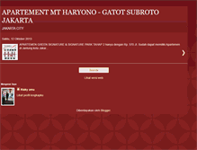Tablet Screenshot of apartemengreenmtharyono.blogspot.com