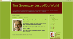 Desktop Screenshot of jesus4ourworld.blogspot.com
