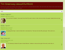 Tablet Screenshot of jesus4ourworld.blogspot.com