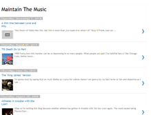 Tablet Screenshot of maintainmusic.blogspot.com