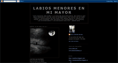 Desktop Screenshot of labiosmenoresenmimayor.blogspot.com
