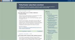 Desktop Screenshot of policytrackernewsfeed.blogspot.com