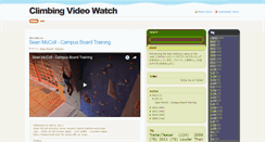 Desktop Screenshot of climbing-video-watch.blogspot.com