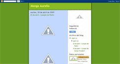 Desktop Screenshot of mongo-aurelio.blogspot.com