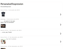 Tablet Screenshot of personalselfexpression.blogspot.com