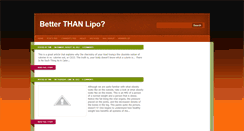 Desktop Screenshot of betterthanlipo.blogspot.com