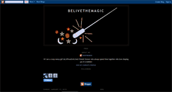 Desktop Screenshot of belivethemagic.blogspot.com