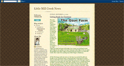 Desktop Screenshot of healthyinfofromlittlemillcreek.blogspot.com